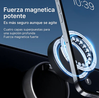 Soporte Magnético 360° para Celular  Firmeza total | Instalación rápida | Cero distracciones
